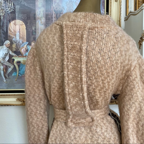 Merlin Castell Designer Wool Long Cardigan Sweater - Picture 5 of 9